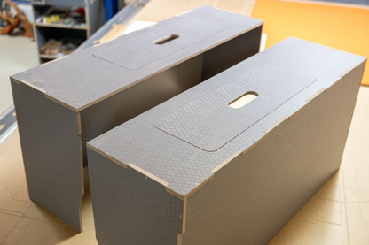 Radkastenverkleidung / Stauraum Holz Multiplex VW T5 / T6 LR/KR